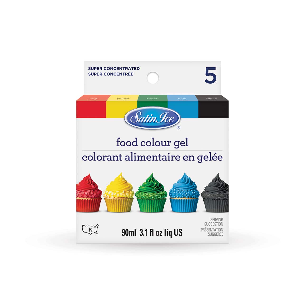 Satin Ice® Food Colour Gel, 5ct.